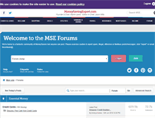 Tablet Screenshot of forums.moneysavingexpert.com