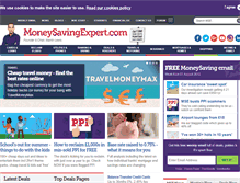 Tablet Screenshot of moneysavingexpert.com